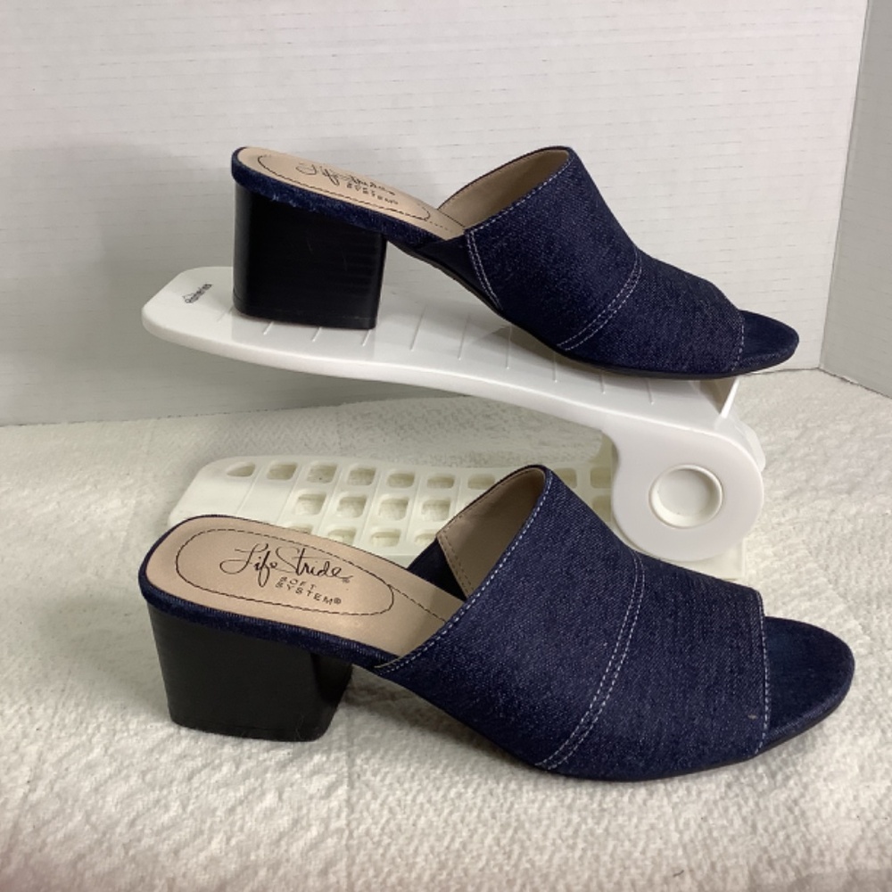 NWOT Life Stride‎ soft system denin mule - Picture 3 of 10
